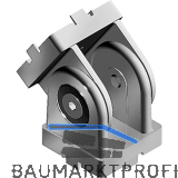 FATH Gelenk Zinkdruckguss f�r Profil 30 x 30 mm Nut 6