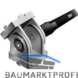 FATH Gelenk Zinkdruckguss mit Klemmhebel f�r Profil 30 x 30 mm Nut 6