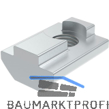 FATH Nutenstein Nut 8 mit F�hrungssteg und Federkugel M6