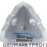 FATH Eckwinkel I 40 x 40 mm Zinkdruckguss Nut 8