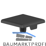 FATH Abdeckkappe f�r Profile 40 x 80 mm steckbar 2 Kreuze schwarz Nut 8