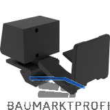 FATH Klemmblock 14 schwarz Nut 8