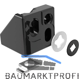 FATH Fl�chenhalteblock Uni 40 ZN schwarz Nut 8