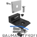 FATH T�ranschlag mit magnetverschluss f�r Nutprofil schwarz