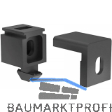 FATH Befestigungsblock 25 schwarz Nut 8