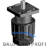 FATH Hub-Schrauber schwarz Nut 8