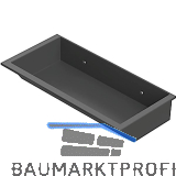 FATH Greifbeh�lter 210 x 105 x 40 mm schwarz Nut 8