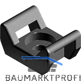 FATH Universal-Kabelbinderblock schwarz Nut 5 - 12