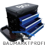 BGS Werkstatt-Rollsitz 550 x 380 x 420 mm 3 Schubladen
