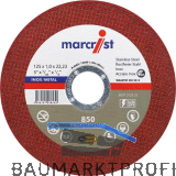 MARCRIST Trennscheibe gerade 125 x 1.0 x 22,2mm Inox