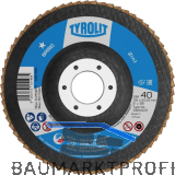 TYROLIT Schleiflamellenteller 2in1 Basic*gekr�pft � 125 mm Korn 60 Form 27A