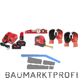MILWAUKEE Akku-Starterset Power Combo Pro 18 Volt / 12 Volt mit 3 Akkus