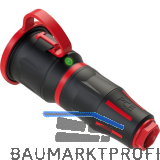 PCE Schutzkontaktkupplung TAURUS2 Gummi 2-polig mit Deckel LED IP54