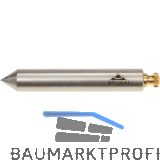 STUBAI Senklot Lange Form aus Stahl mit abschraubbarer Messingkappe 220 Gramm
