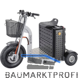 FATH eTRIKE Plattform Scooter PLS 135 1350 x 800 x 1035 mm inkl. Werkzeugkiste