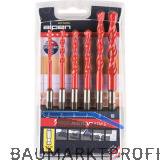ALPEN HM-Universalbohrer Satz Profi-Multicut 1/4"Sechskantschaft 4-10 mm 6-tlg