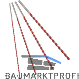 ALPEN HM-Universalbohrer-Satz Profi Multicut Bohrer � 6-12 mm 4-teilig