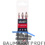 ALPEN Bohrer-Set C Protector 3-teilig