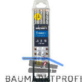 ALPEN HM-Hammerbohrer SDS-Plus Satz FORCE X Box 3-teilig