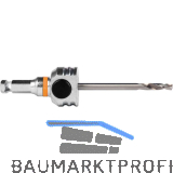 MANDREX MXqs Aufnahmedorn 11 mm inkl. HSS-Zentrierbohrer L=125 mm