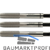 BOHRCRAFT Hand-Gewindebohrer-Satz HSSG DIN352 BSW Whitworth Gewinde W 7/16"