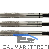 BOHRCRAFT Hand-Gewindebohrer-Satz HSSG DIN352UNC amerikanisches Grobgewinde Nr.6