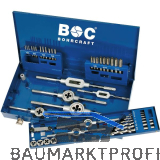 BOHRCRAFT Gewindeschneidsatz GW 12 DIN 352 HSSG M3-M12 44-tlg.