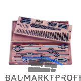 BOHRCRAFT Gewinde Schneidsatz HSSG/HSS M3-M24 in Holzkassette 62-teilig