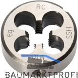 BOHRCRAFT Schneideisen DIN EN 22568 HSSG metrisches Feingewinde MF 12 x 1,0