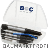 BOHRCRAFT Schraubenausdreher-Satz Code 9700 Gr.1 -5 in Kassette 5-teilig