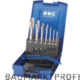 BOHRCRAFT Maschinengewindebohrer-Satz M3-M12 HSS-E Rotring Form B 7-teilig