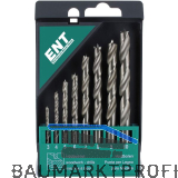 ENT Holzspiralbohrer-Kassette HSS-G Bohrer � 3-10 mm 8-teilig