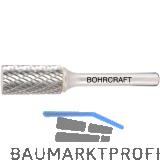 BOHRCRAFT HM-Fr�sstift Form A Zylinder Kopf � 10 mm L�nge 20 mm Zahnung Z3-X