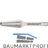 BOHRCRAFT HM-Fr�sstift Form L Rundkegel Kopf � 12 mm L�nge 28 mm Zahnung Z3-X