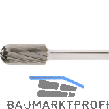 LUKAS HM-Fr�sstift Form C Walzenrund Kopf � 6 mm L 16 mm Zahnung1 f. Kunststoff