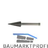 LUKAS HSS-Fr�sstift Form M Spitzkegel Kopf � 6 mm L�nge 18 mm Zahnung 3