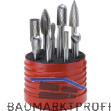 LUKAS HSS-Fr�sstift-Satz 10-teilig Zahnung 3