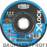 TYROLIT X-LOCK Trennscheibe Stahl/Inox gerade Premium*** 125 x 1.6 mm