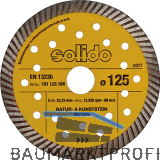 SOLIDO Diamant Trennscheibe 125 x 2.2 mm Beton Stein Baustellenmaterial