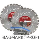 DIEWE Diamant-Trennscheibenset 350 x 20/14mm - 2 St�ck