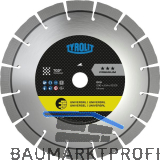 TYROLIT Diamant-Trennscheibe DCU*** TGD 230 x 2,4/14 mm f�r Baumaterialien
