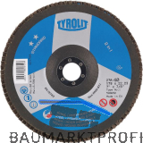 TYROLIT Schleiflamellenteller Standard** gerade � 125 mm Korn 60 Form 28A