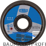 TYROLIT Schleiftopf kegelig Premium***Form 11ZB Edelkorund 110/90x55/M14 Korn 36