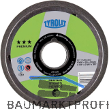 TYROLIT Schleiftopf kegelig Premium*** 130/90 x 55 Aufnahme M14 Korn 16 Gestein