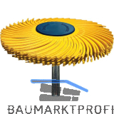 TYROLIT Radialschleifb�rste Sunburst 76 x 6,4 - 6 x 40 K80