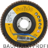 SOLIDO Schleiflamellenteller Zirkonkorund � 115 mm Korn 40