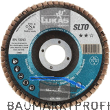 LUKAS Schleiflamellenteller SLTO Zirkonkorund � 125 mm Korn 80