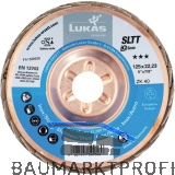 LUKAS Schleiflamellenteller SLTT Zirkonkorund � 125 mm Korn 60