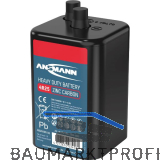 ANSMANN Batterie 6V-Block 4R25 Zink-Kohle 9 Ah (1St)