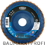 TYROLIT Schleiflamellenteller TwinFlap Premium***gerade � 125mm K60 28N